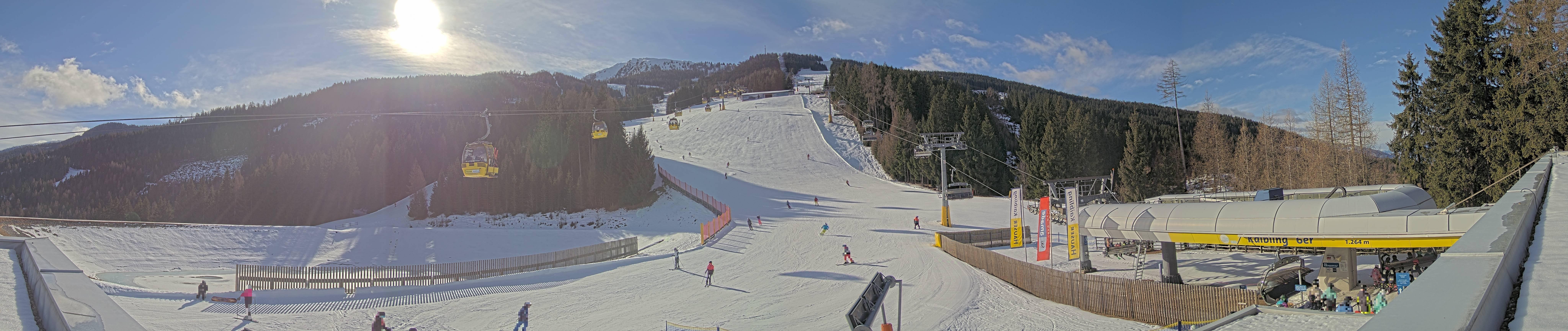 Archiv Foto Webcam Hauser Kaibling: Talstation Kaibling 6er