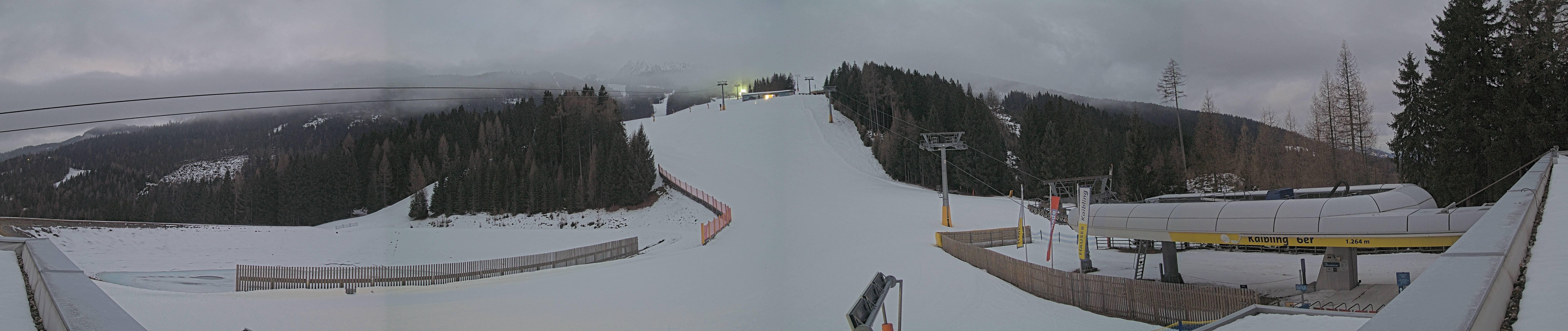 Archiv Foto Webcam Hauser Kaibling: Talstation Kaibling 6er