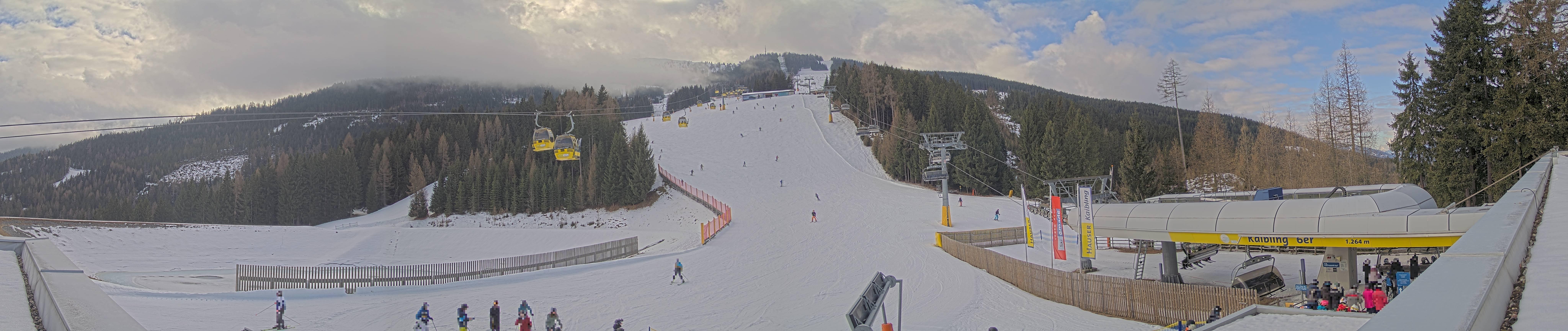 Archiv Foto Webcam Hauser Kaibling: Talstation Kaibling 6er