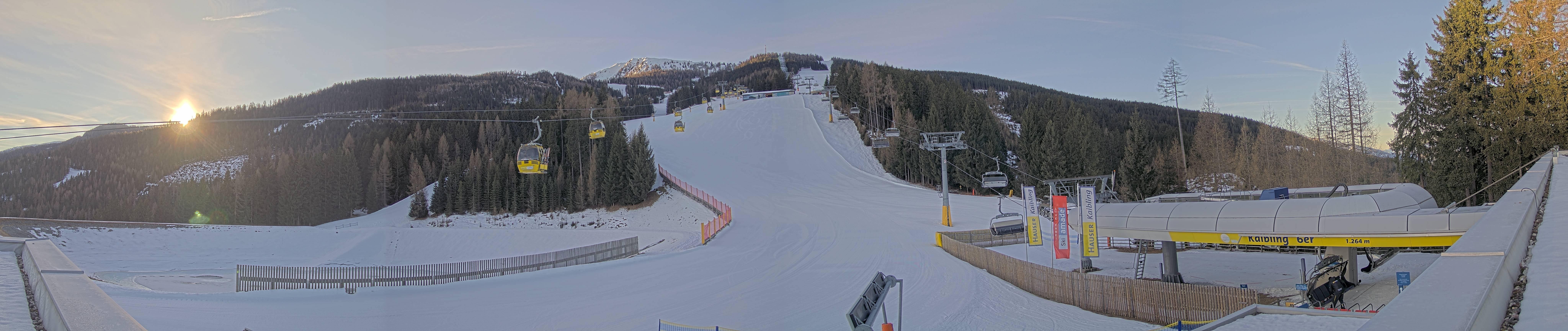 Archiv Foto Webcam Hauser Kaibling: Talstation Kaibling 6er