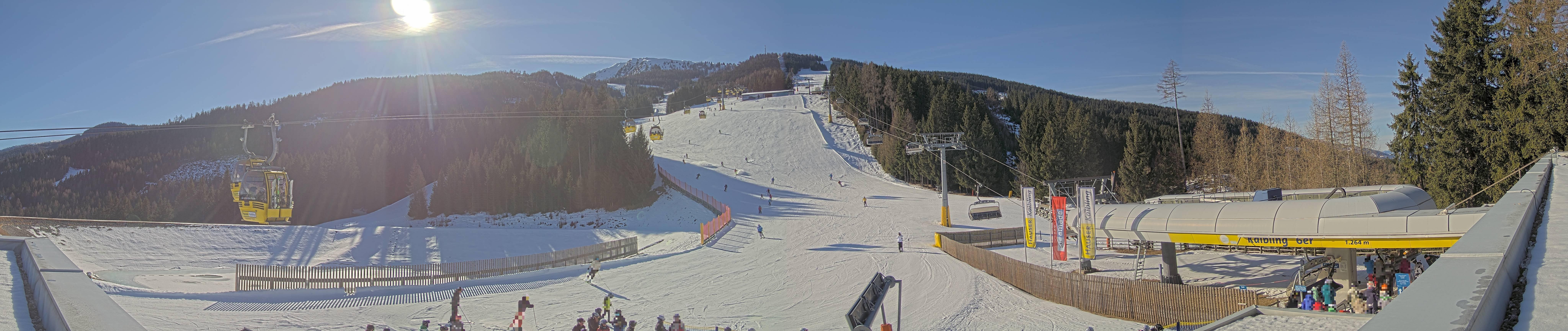 Archiv Foto Webcam Hauser Kaibling: Talstation Kaibling 6er