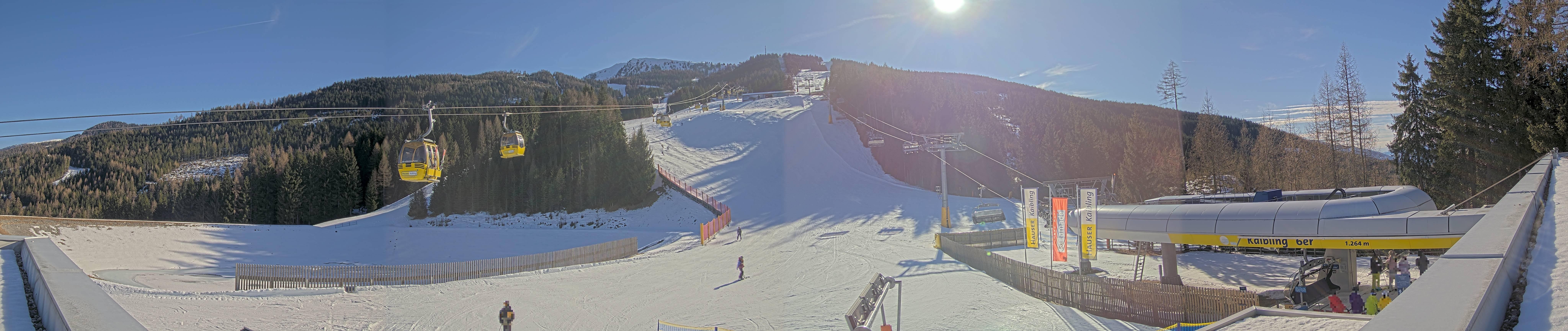 Archiv Foto Webcam Hauser Kaibling: Talstation Kaibling 6er