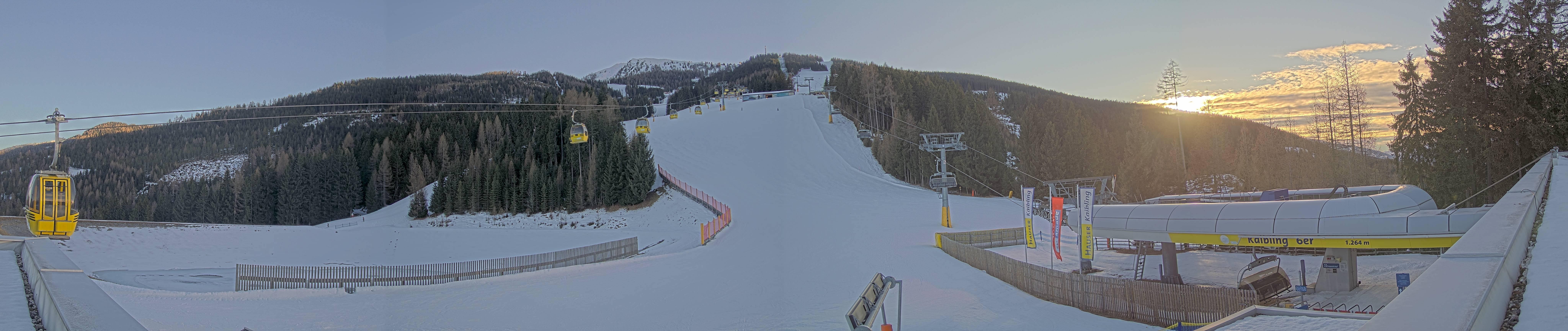 Archiv Foto Webcam Hauser Kaibling: Talstation Kaibling 6er