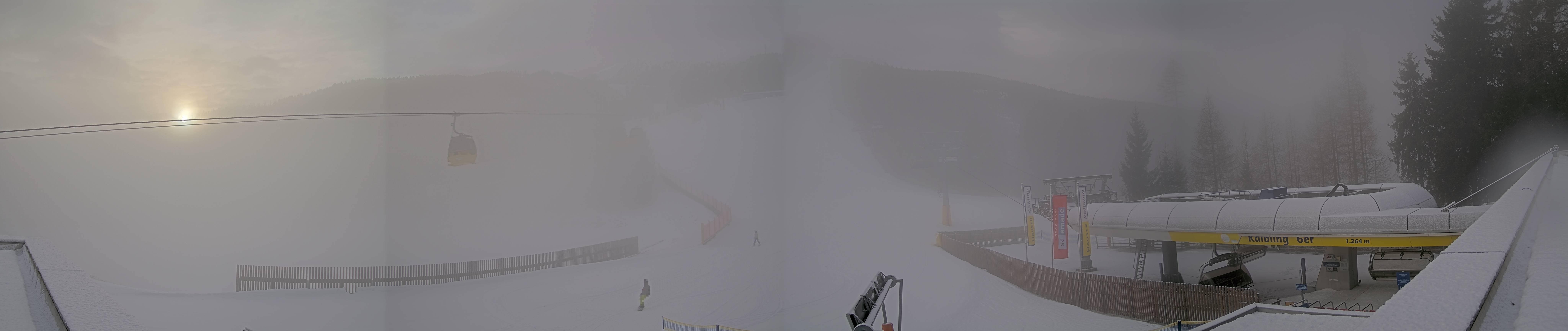 Archiv Foto Webcam Hauser Kaibling: Talstation Kaibling 6er