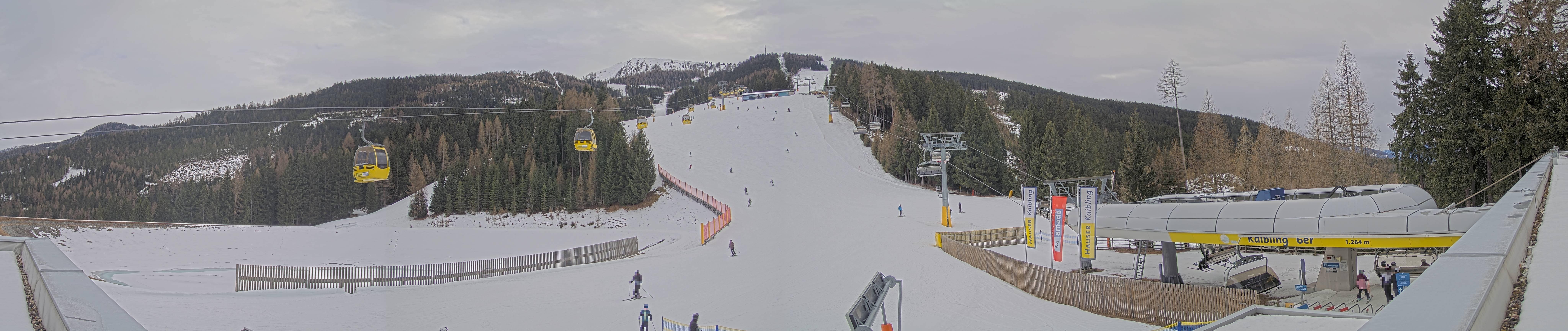 Archiv Foto Webcam Hauser Kaibling: Talstation Kaibling 6er