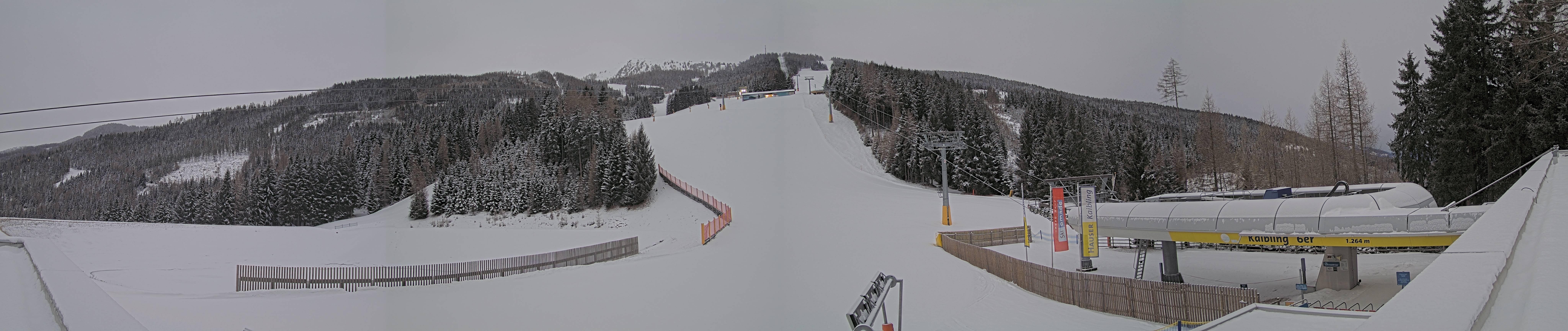 Archiv Foto Webcam Hauser Kaibling: Talstation Kaibling 6er