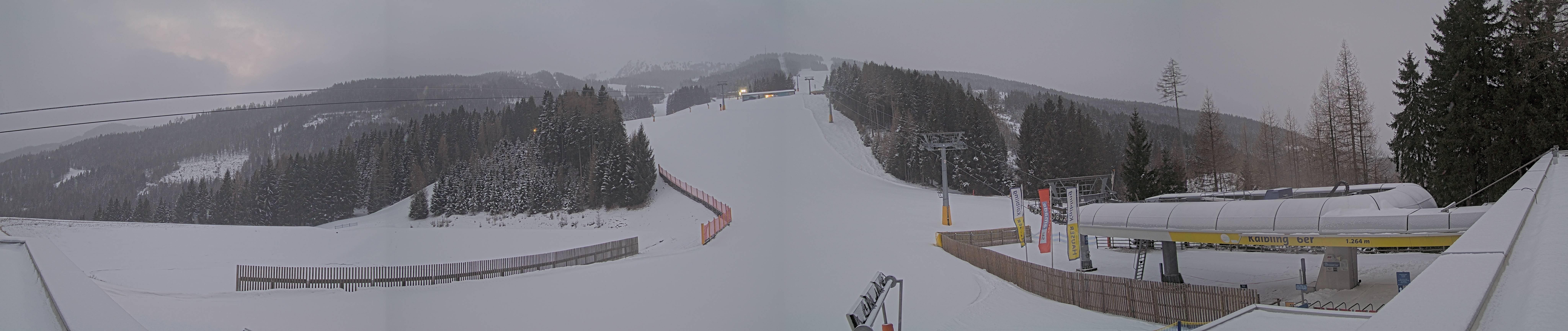 Archiv Foto Webcam Hauser Kaibling: Talstation Kaibling 6er