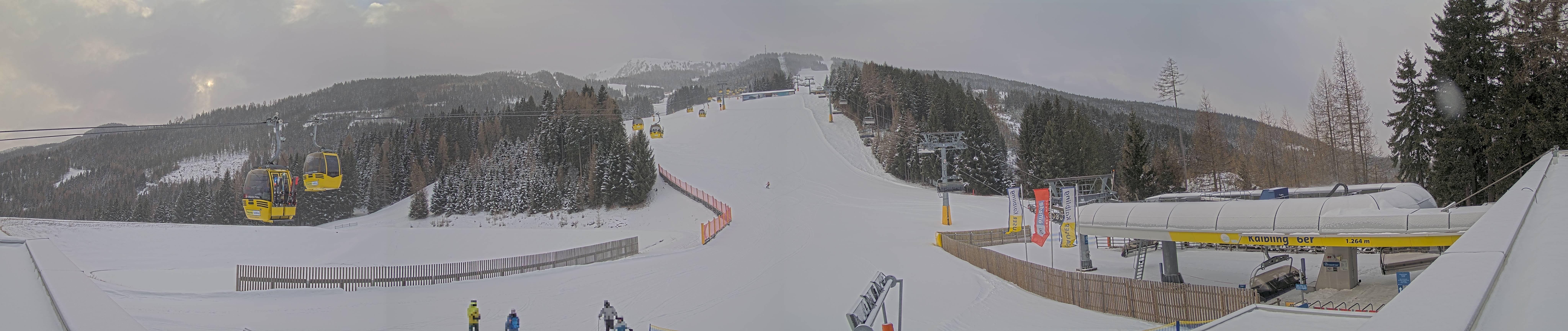 Archiv Foto Webcam Hauser Kaibling: Talstation Kaibling 6er