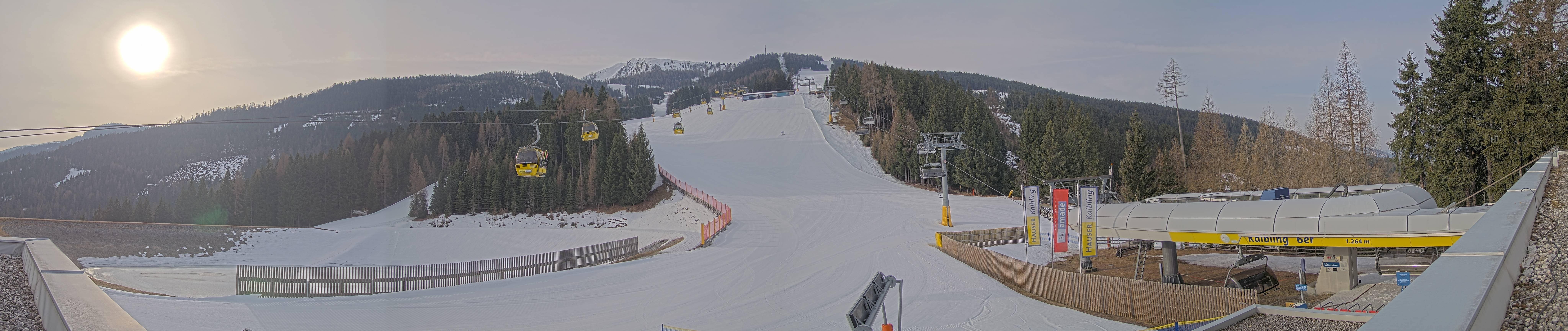 Archiv Foto Webcam Hauser Kaibling: Talstation Kaibling 6er