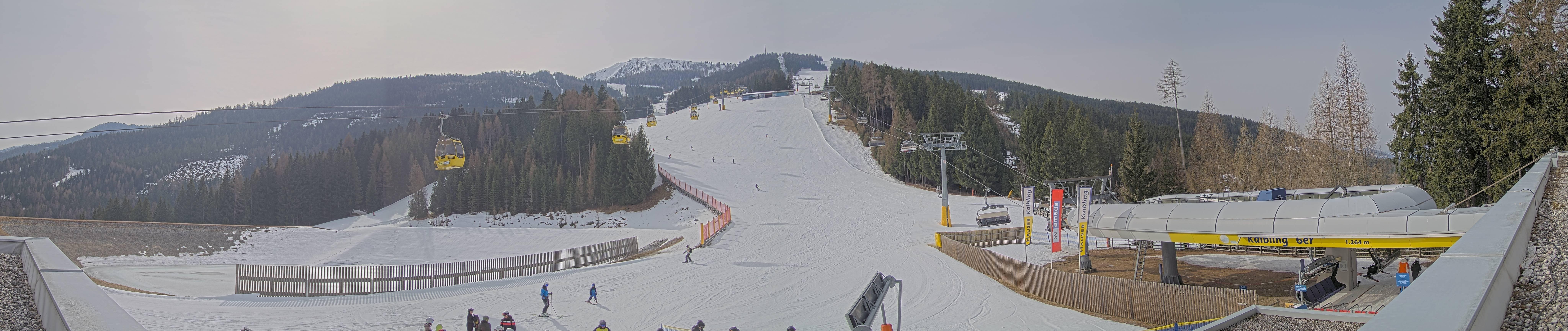 Archiv Foto Webcam Hauser Kaibling: Talstation Kaibling 6er