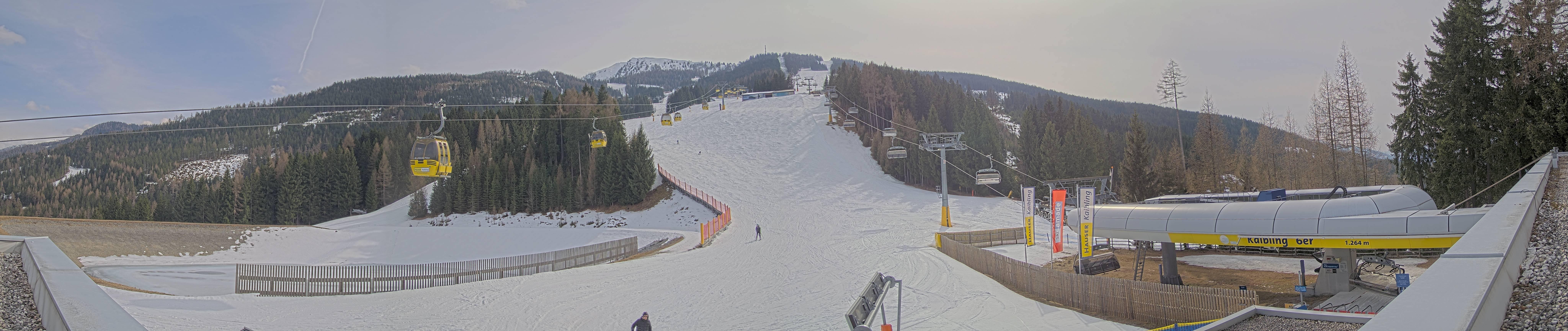 Archiv Foto Webcam Hauser Kaibling: Talstation Kaibling 6er