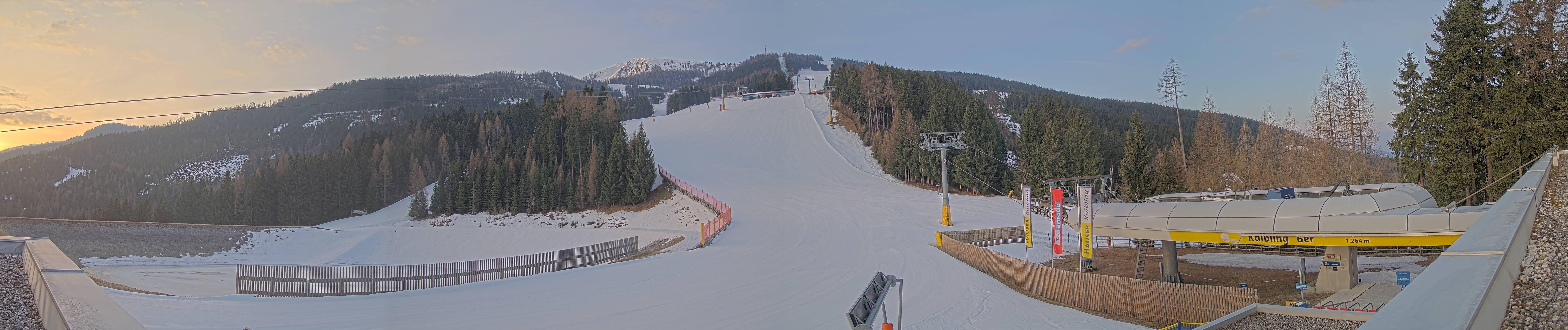 Archiv Foto Webcam Hauser Kaibling: Talstation Kaibling 6er