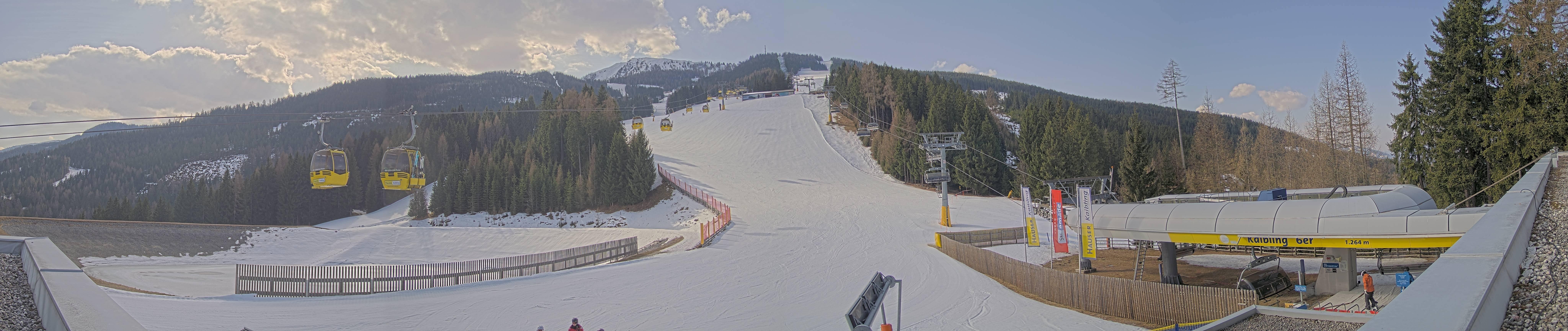 Archiv Foto Webcam Hauser Kaibling: Talstation Kaibling 6er