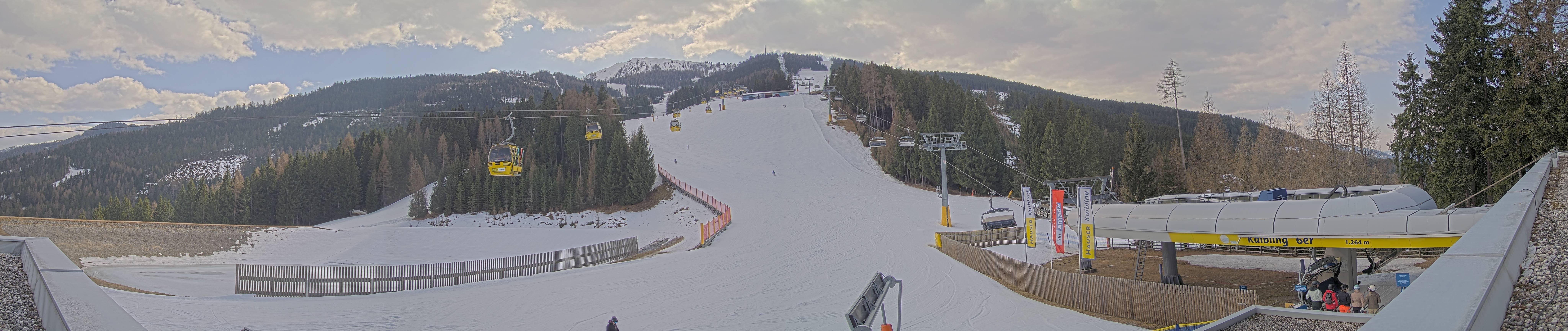 Archiv Foto Webcam Hauser Kaibling: Talstation Kaibling 6er