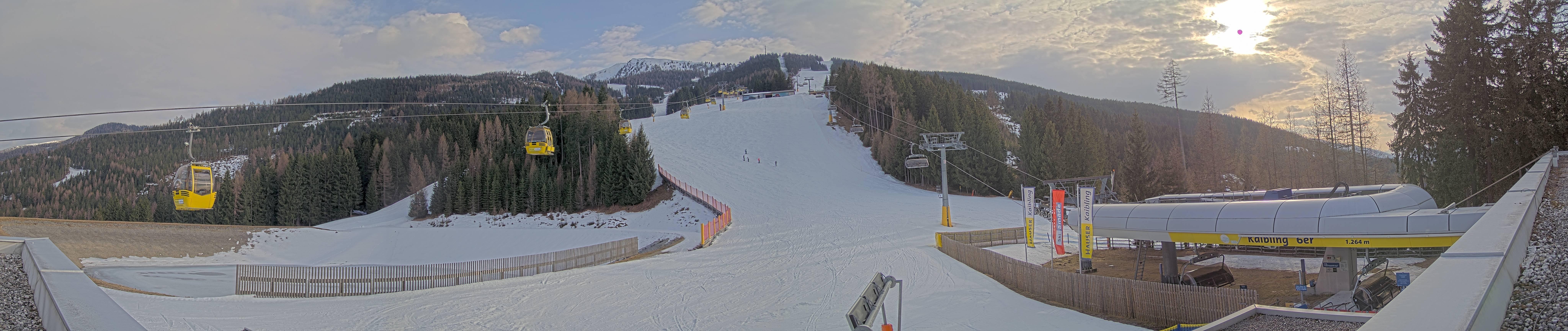 Archiv Foto Webcam Hauser Kaibling: Talstation Kaibling 6er