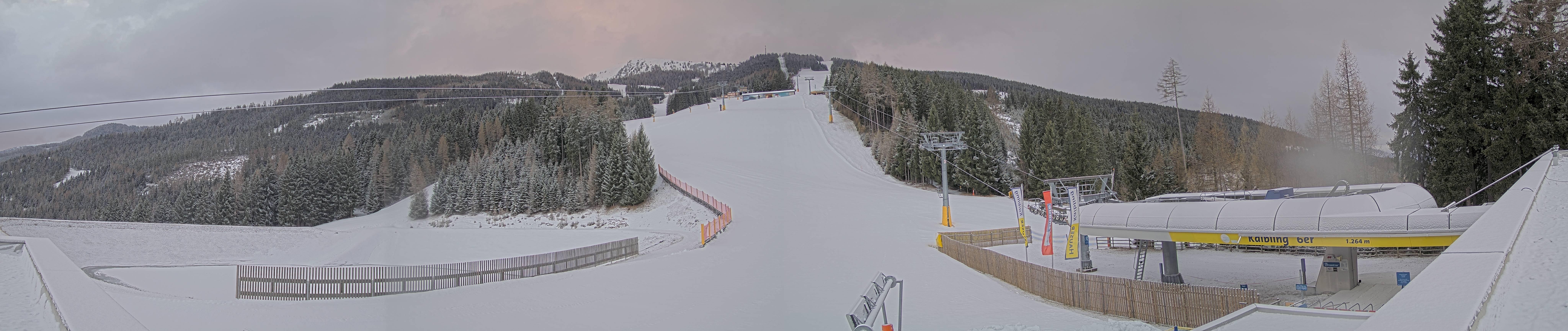 Archiv Foto Webcam Hauser Kaibling: Talstation Kaibling 6er