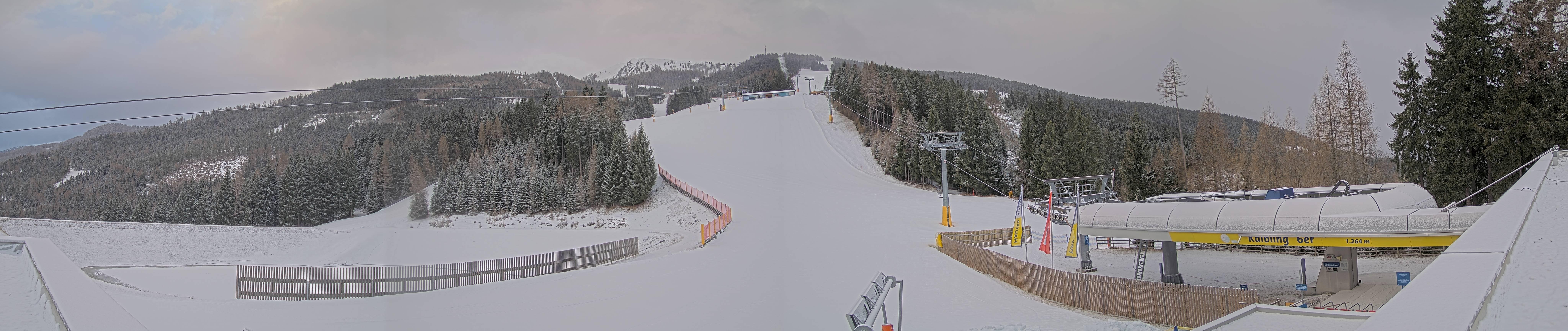 Archiv Foto Webcam Hauser Kaibling: Talstation Kaibling 6er