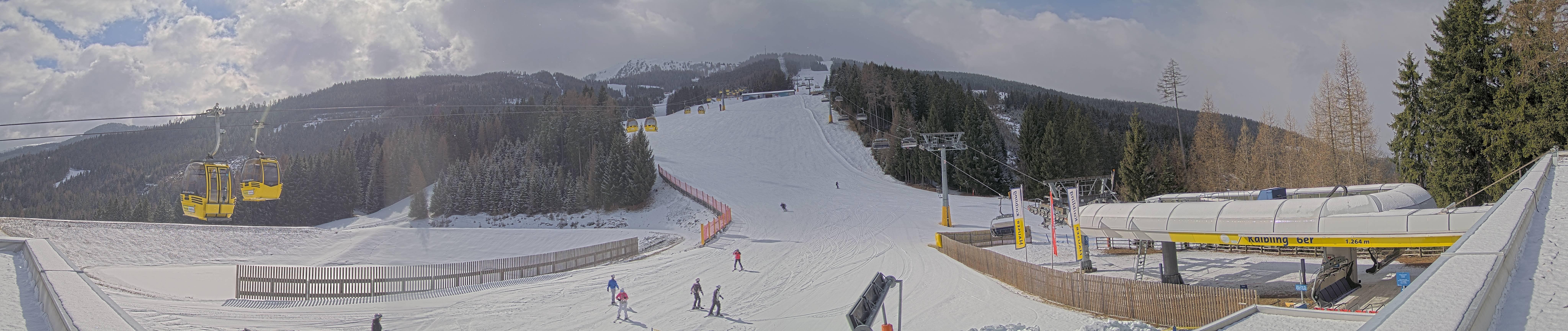 Archiv Foto Webcam Hauser Kaibling: Talstation Kaibling 6er