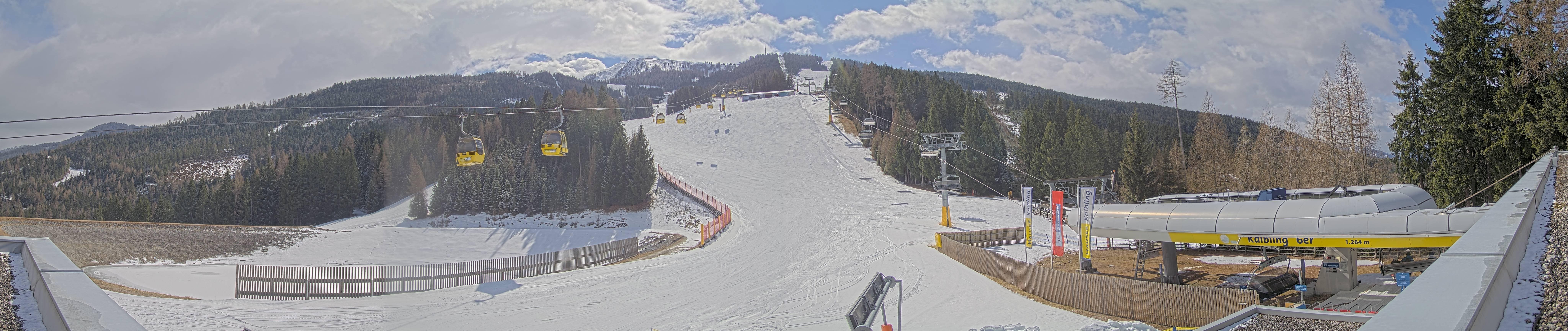 Archiv Foto Webcam Hauser Kaibling: Talstation Kaibling 6er