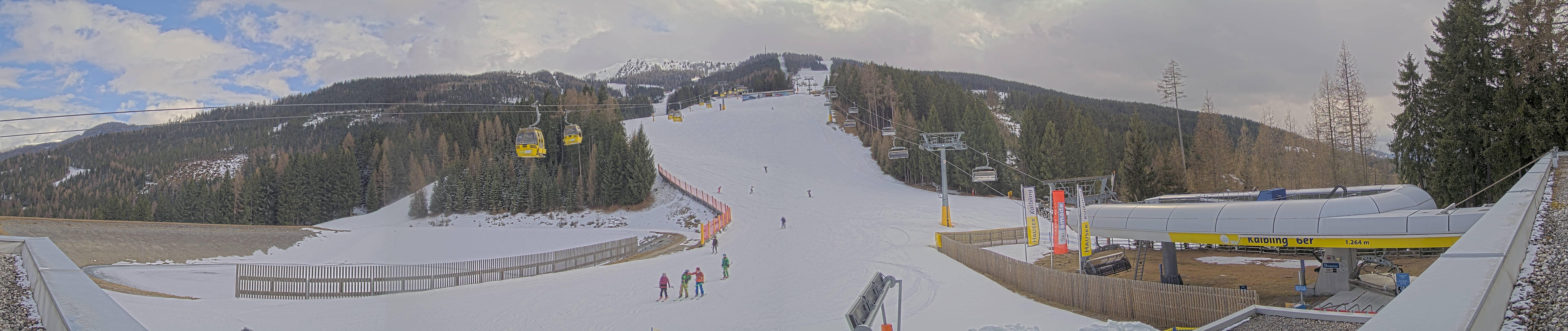 Archiv Foto Webcam Hauser Kaibling: Talstation Kaibling 6er