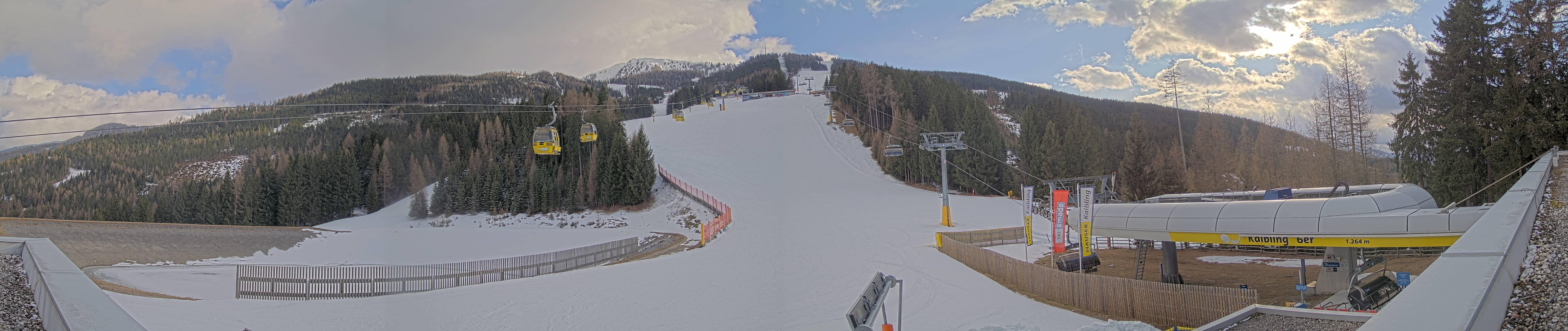 Archiv Foto Webcam Hauser Kaibling: Talstation Kaibling 6er