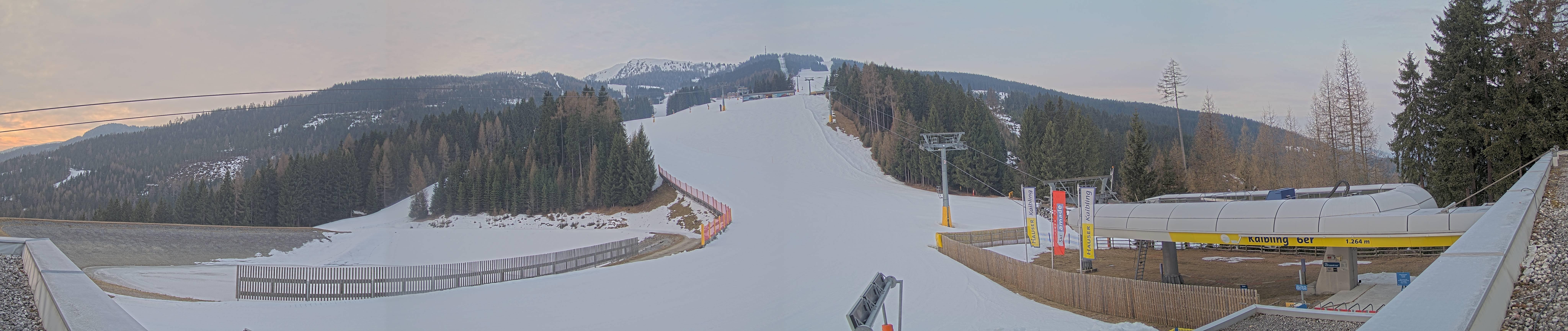 Archiv Foto Webcam Hauser Kaibling: Talstation Kaibling 6er