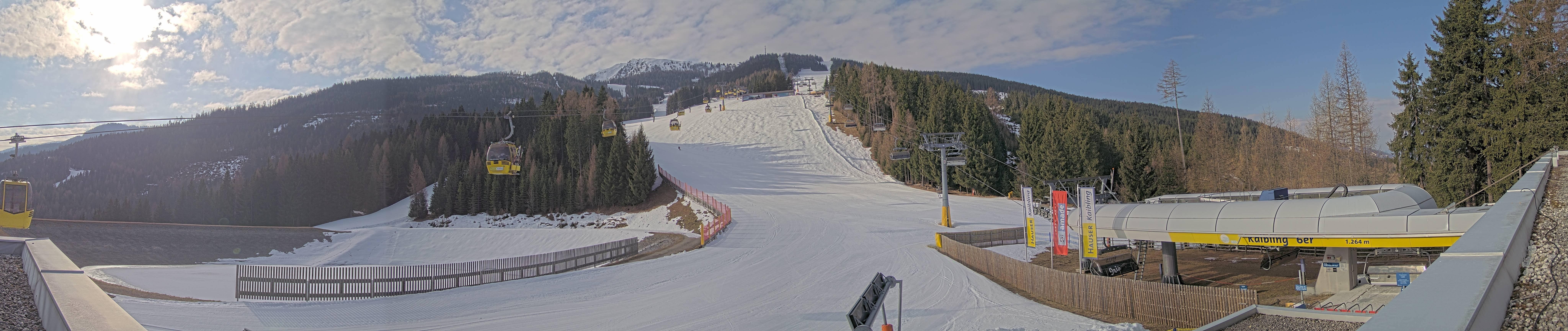 Archiv Foto Webcam Hauser Kaibling: Talstation Kaibling 6er