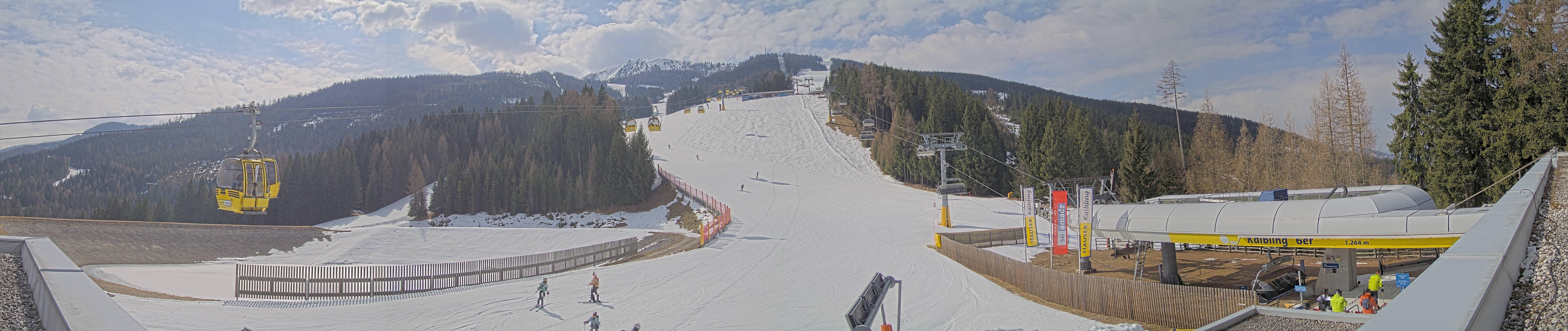 Archiv Foto Webcam Hauser Kaibling: Talstation Kaibling 6er