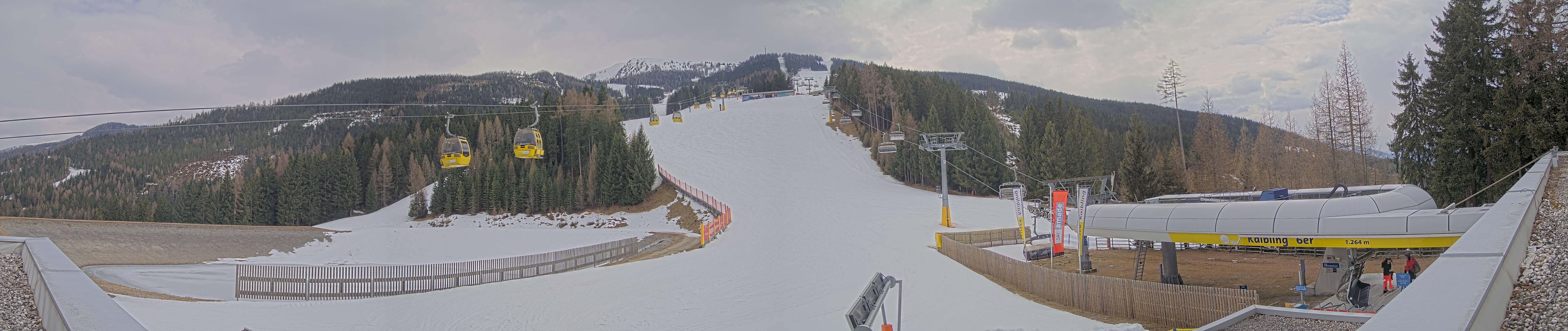 Archiv Foto Webcam Hauser Kaibling: Talstation Kaibling 6er