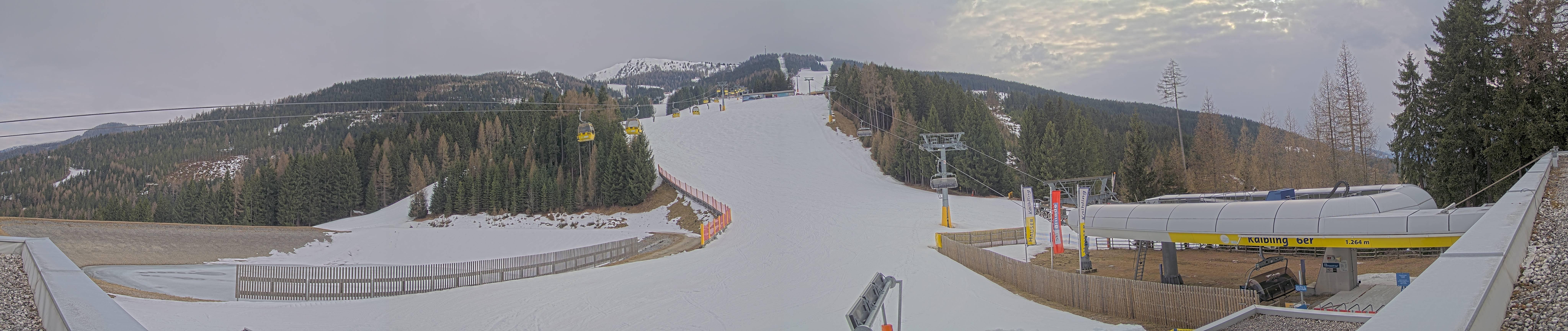 Archiv Foto Webcam Hauser Kaibling: Talstation Kaibling 6er