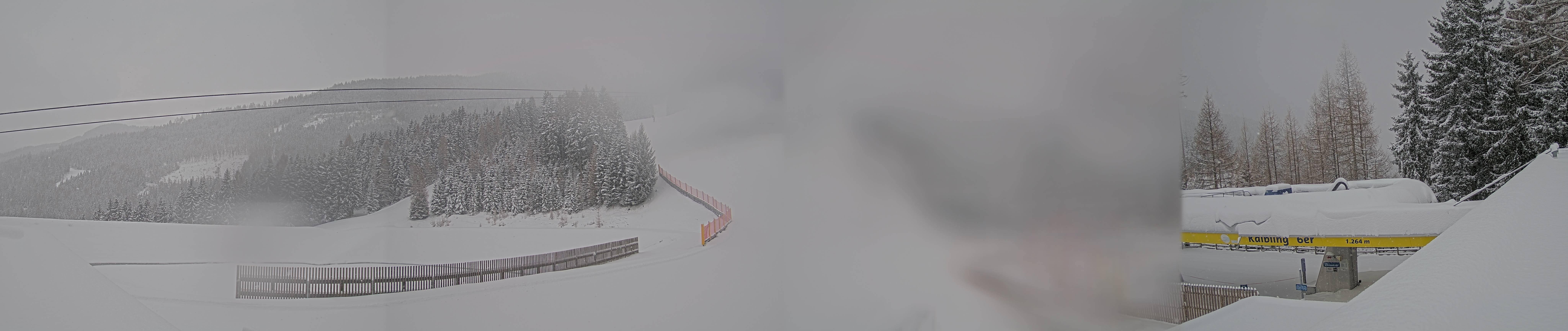 Archiv Foto Webcam Hauser Kaibling: Talstation Kaibling 6er