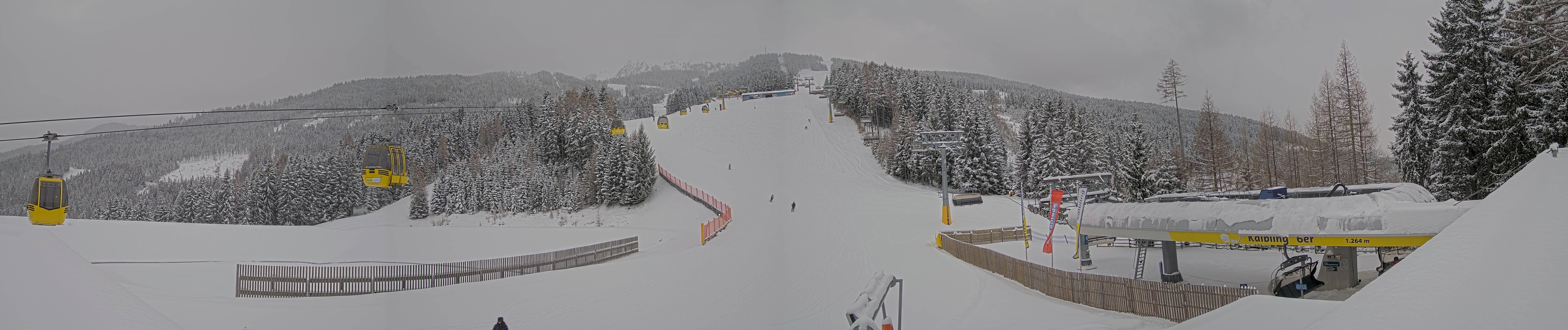 Archiv Foto Webcam Hauser Kaibling: Talstation Kaibling 6er