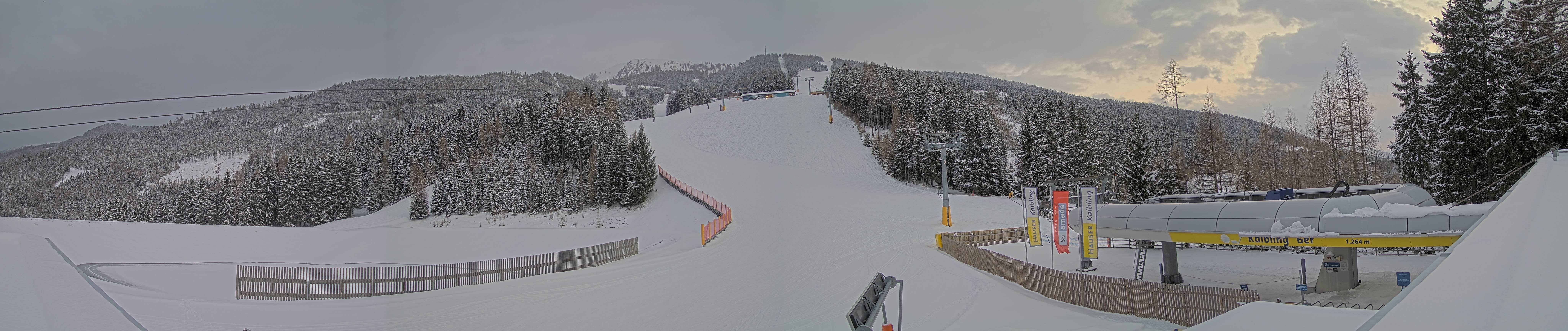 Archiv Foto Webcam Hauser Kaibling: Talstation Kaibling 6er