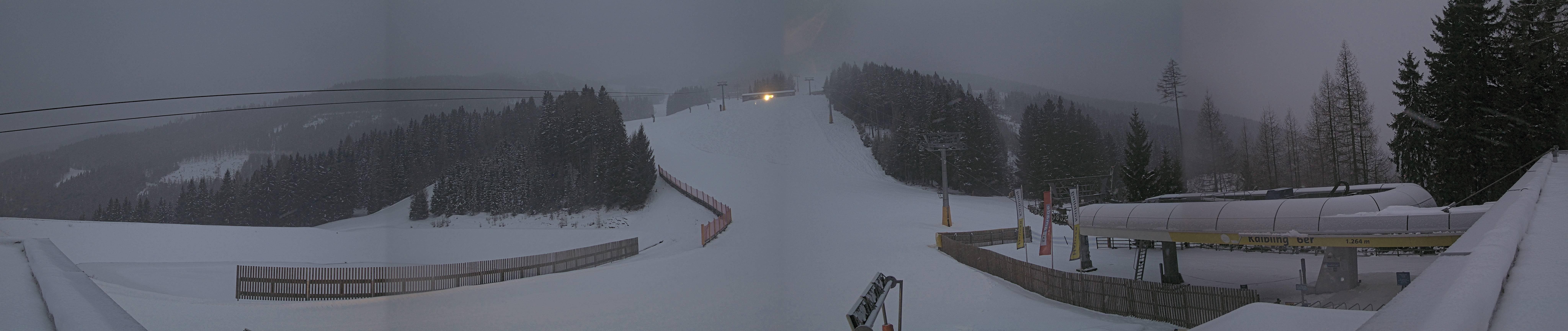 Archiv Foto Webcam Hauser Kaibling: Talstation Kaibling 6er