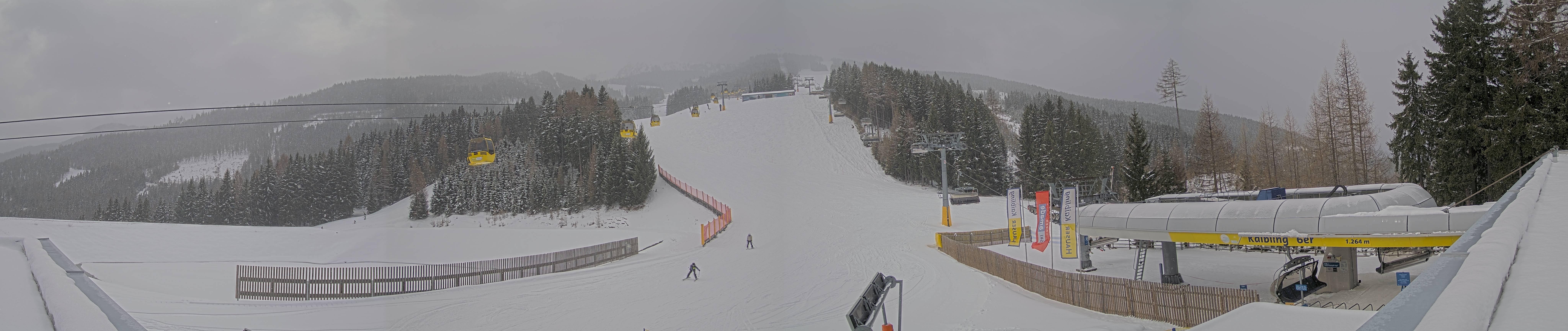 Archiv Foto Webcam Hauser Kaibling: Talstation Kaibling 6er