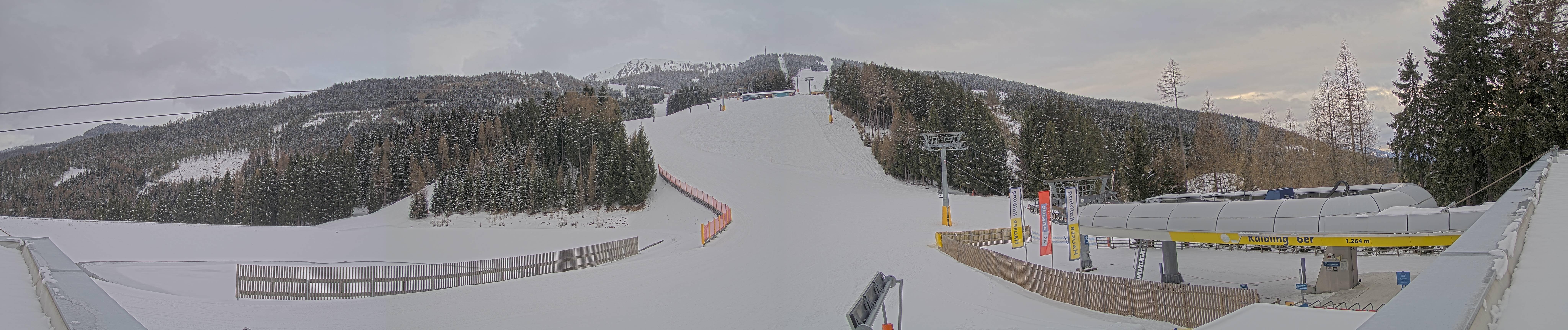 Archiv Foto Webcam Hauser Kaibling: Talstation Kaibling 6er