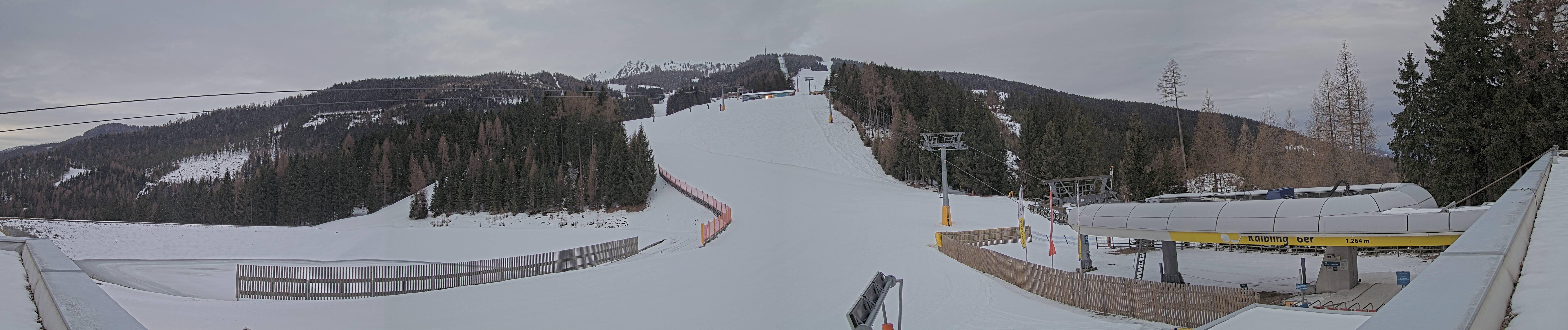 Archiv Foto Webcam Hauser Kaibling: Talstation Kaibling 6er