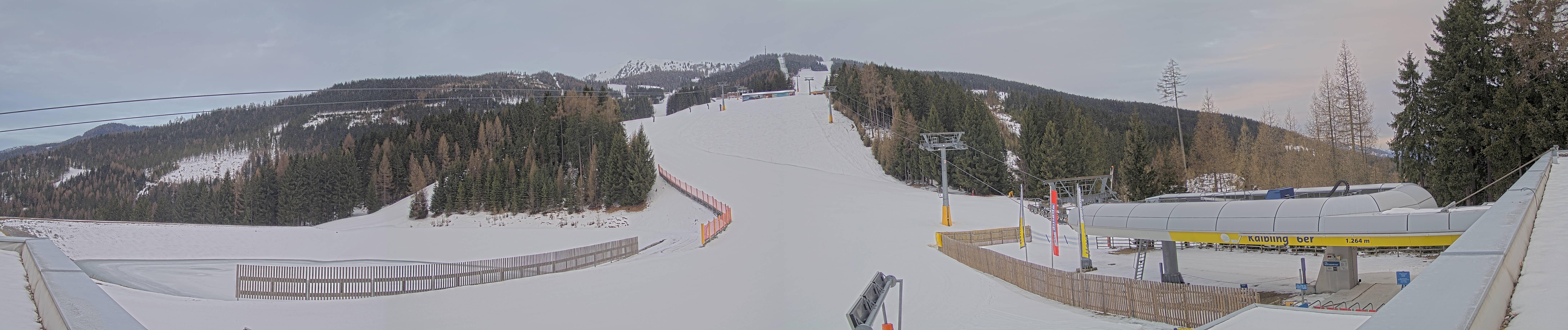 Archiv Foto Webcam Hauser Kaibling: Talstation Kaibling 6er