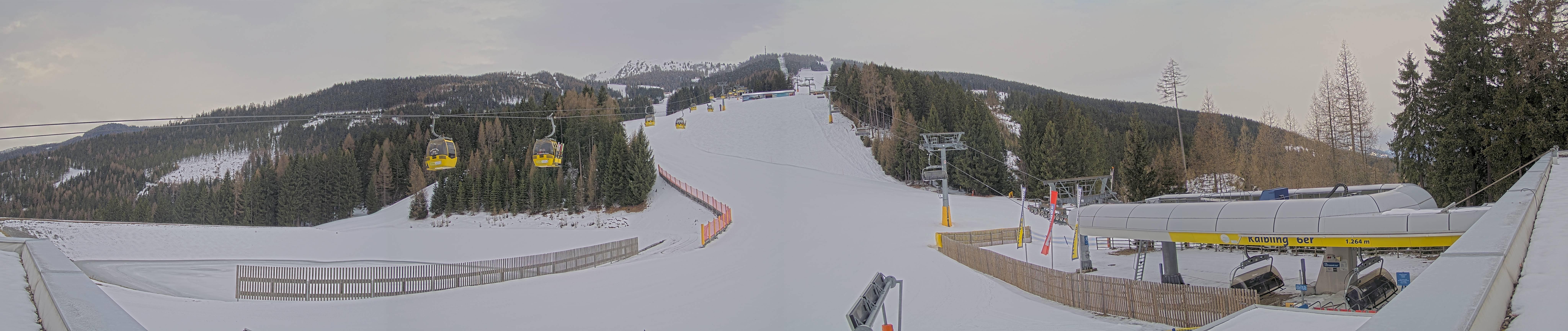 Archiv Foto Webcam Hauser Kaibling: Talstation Kaibling 6er