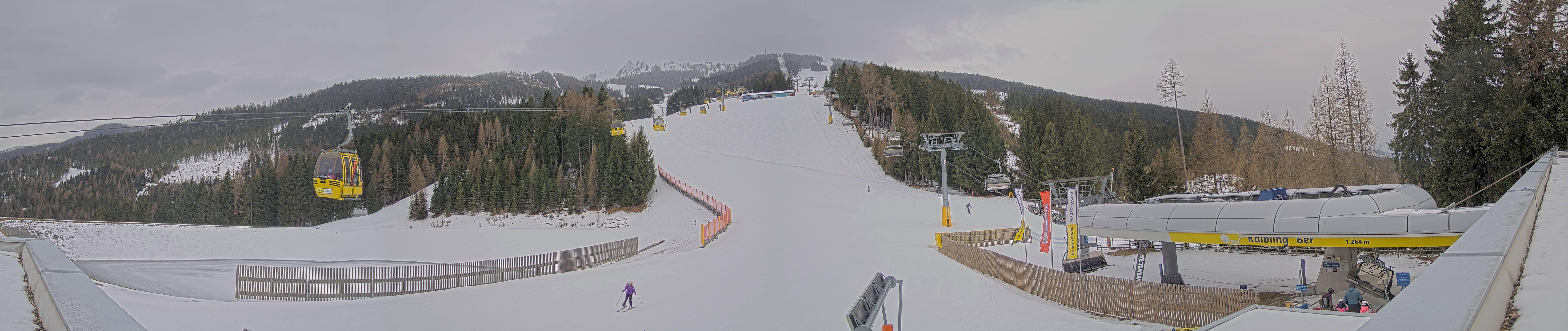 Archiv Foto Webcam Hauser Kaibling: Talstation Kaibling 6er