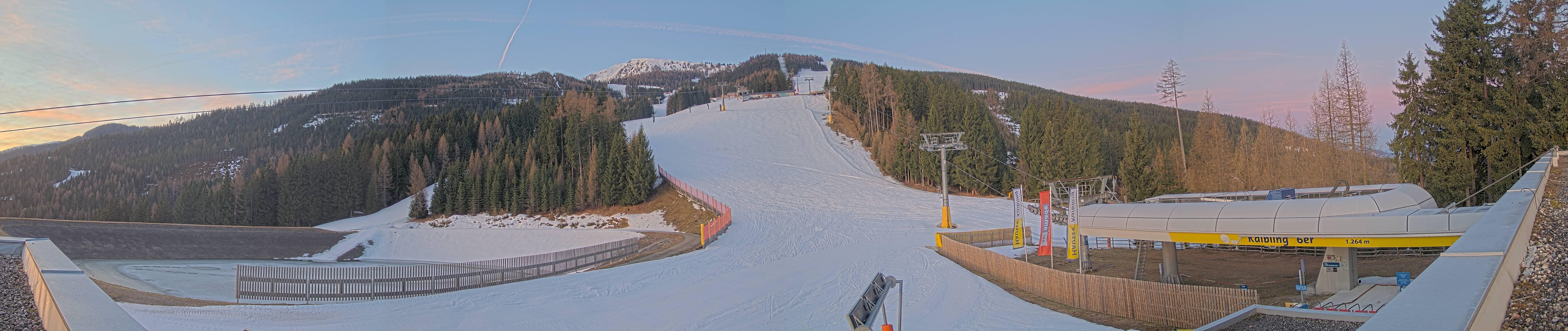 Archiv Foto Webcam Hauser Kaibling: Talstation Kaibling 6er