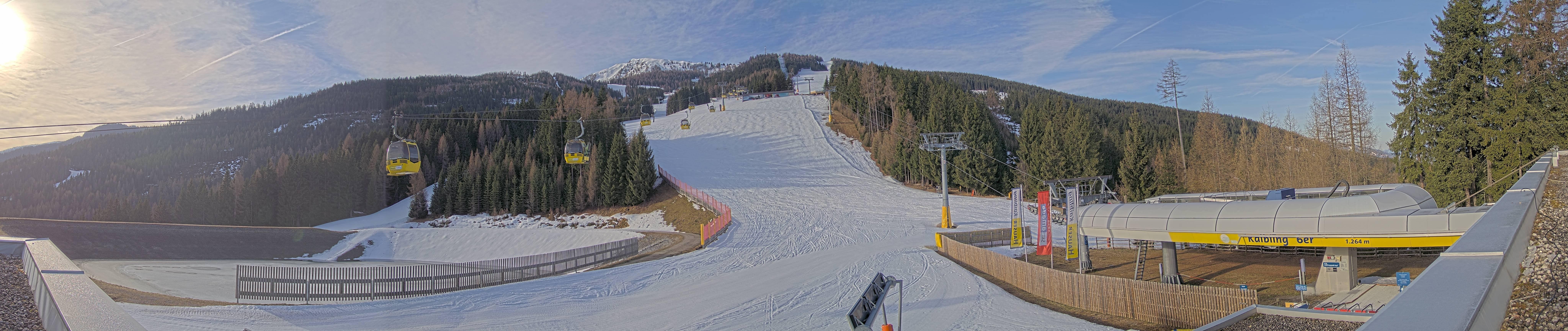 Archiv Foto Webcam Hauser Kaibling: Talstation Kaibling 6er