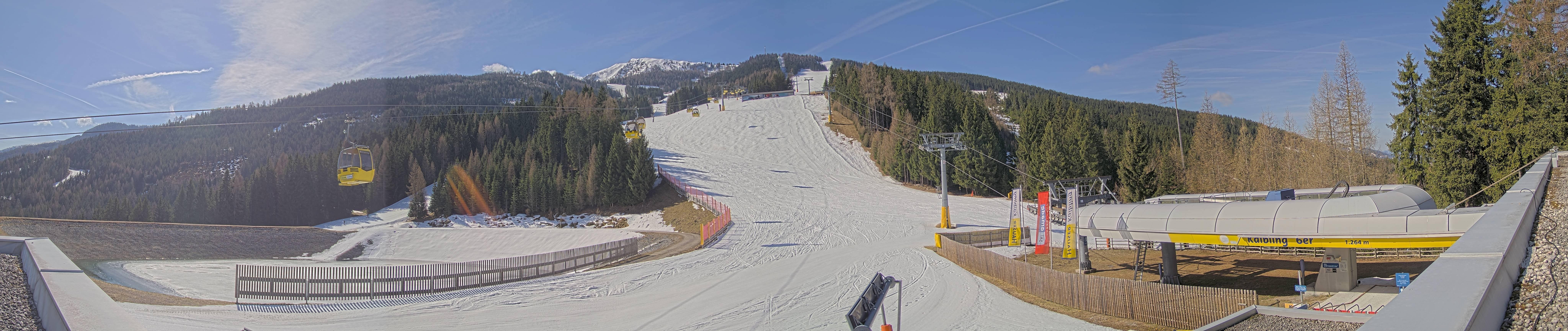 Archiv Foto Webcam Hauser Kaibling: Talstation Kaibling 6er