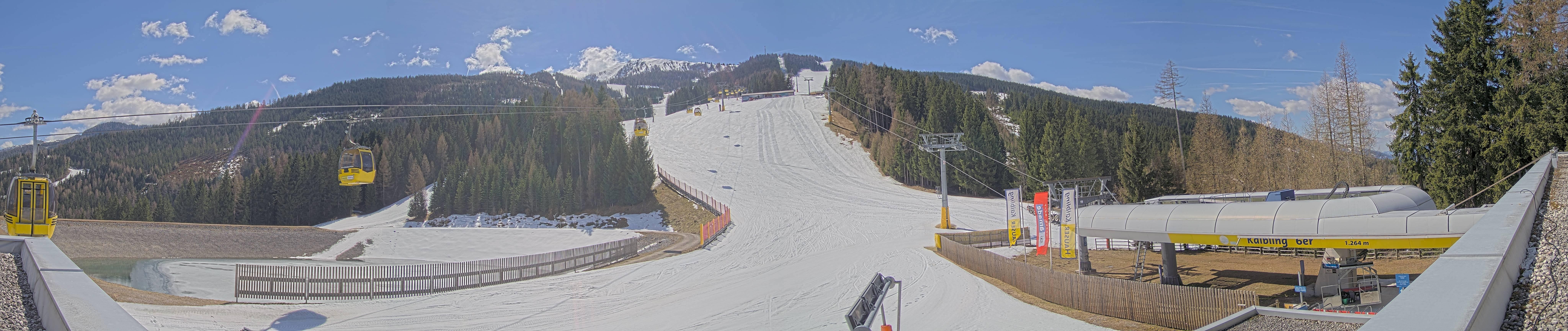 Archiv Foto Webcam Hauser Kaibling: Talstation Kaibling 6er