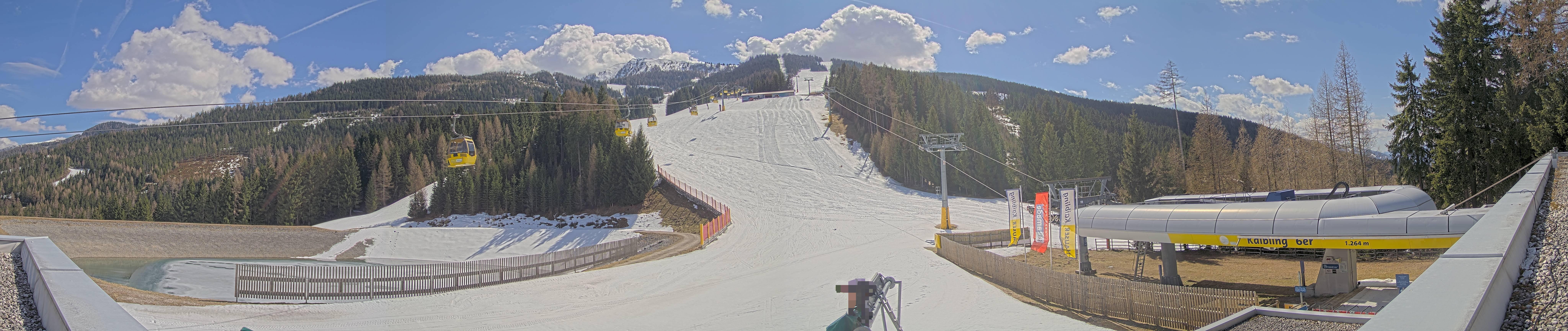 Archiv Foto Webcam Hauser Kaibling: Talstation Kaibling 6er