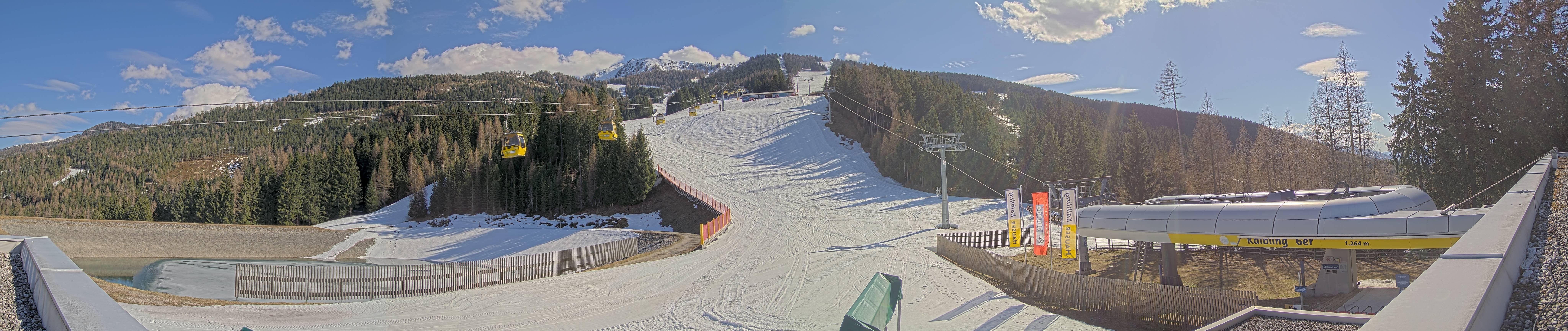 Archiv Foto Webcam Hauser Kaibling: Talstation Kaibling 6er