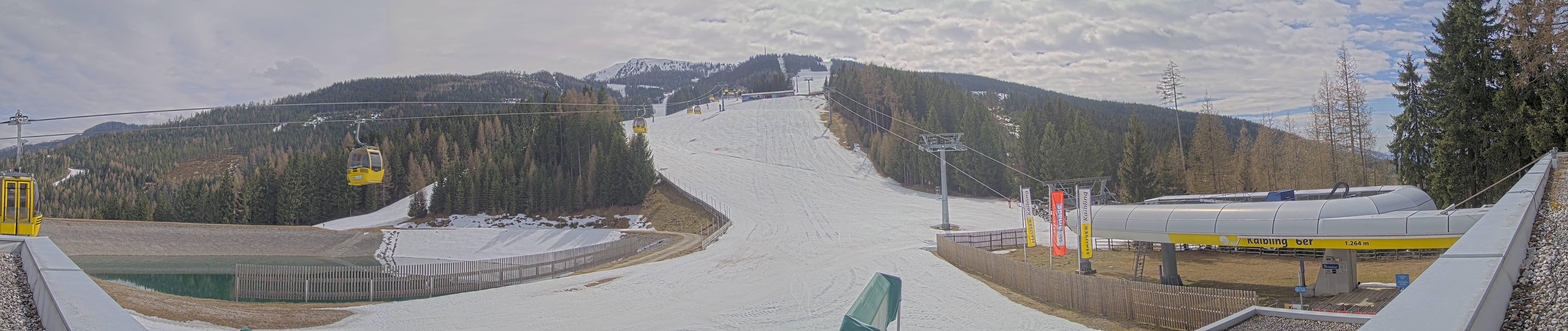 Archiv Foto Webcam Hauser Kaibling: Talstation Kaibling 6er