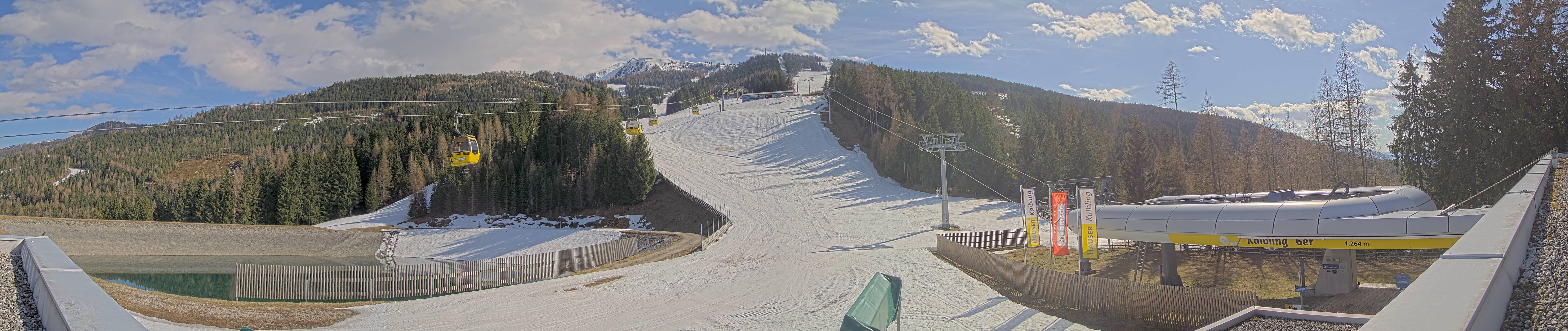 Archiv Foto Webcam Hauser Kaibling: Talstation Kaibling 6er