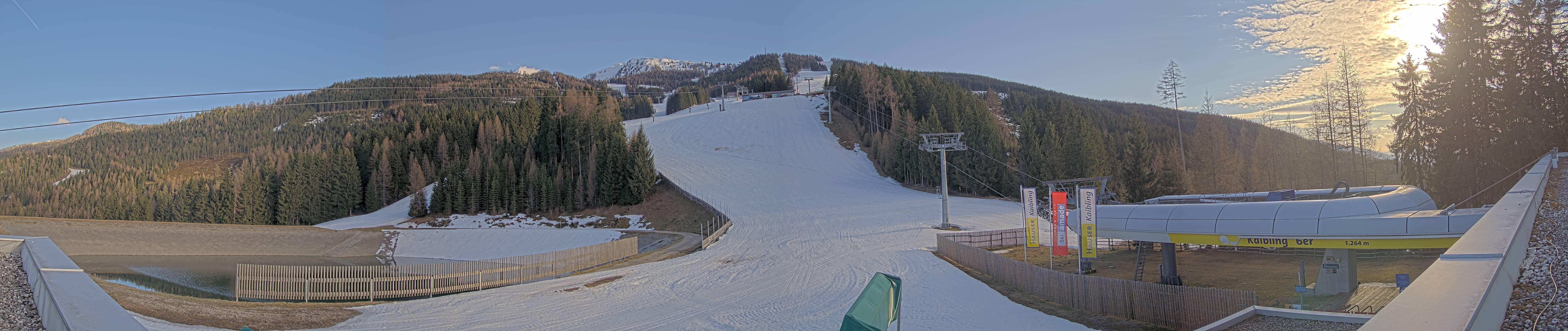 Archiv Foto Webcam Hauser Kaibling: Talstation Kaibling 6er
