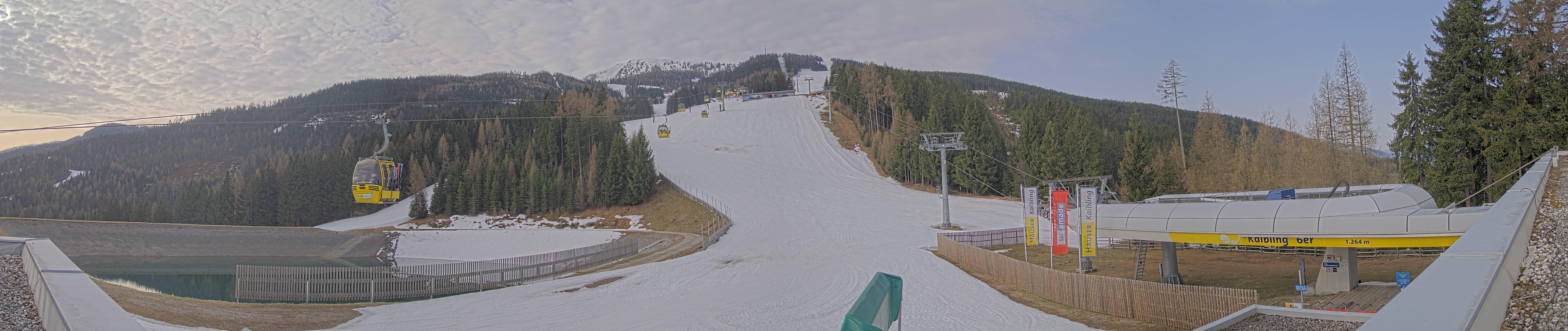 Archiv Foto Webcam Hauser Kaibling: Talstation Kaibling 6er